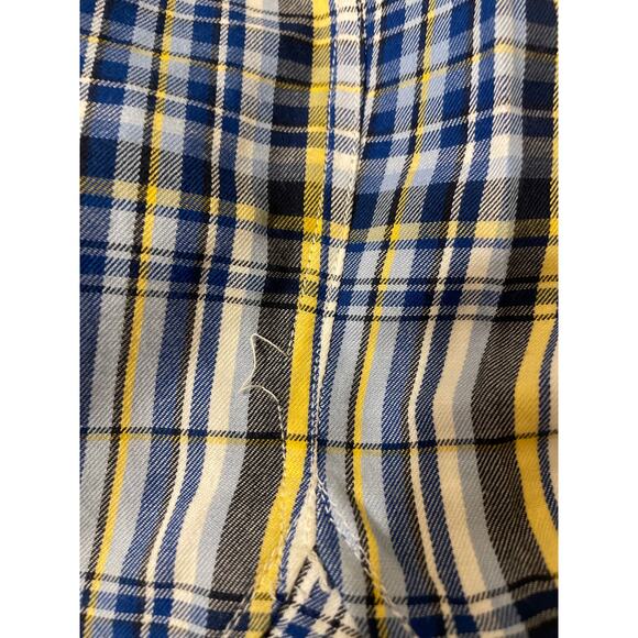 Lauren Ralph Lauren Women's Size Medium Plaid 1/2 Button Down Casual Shirt - Picture 8 of 9